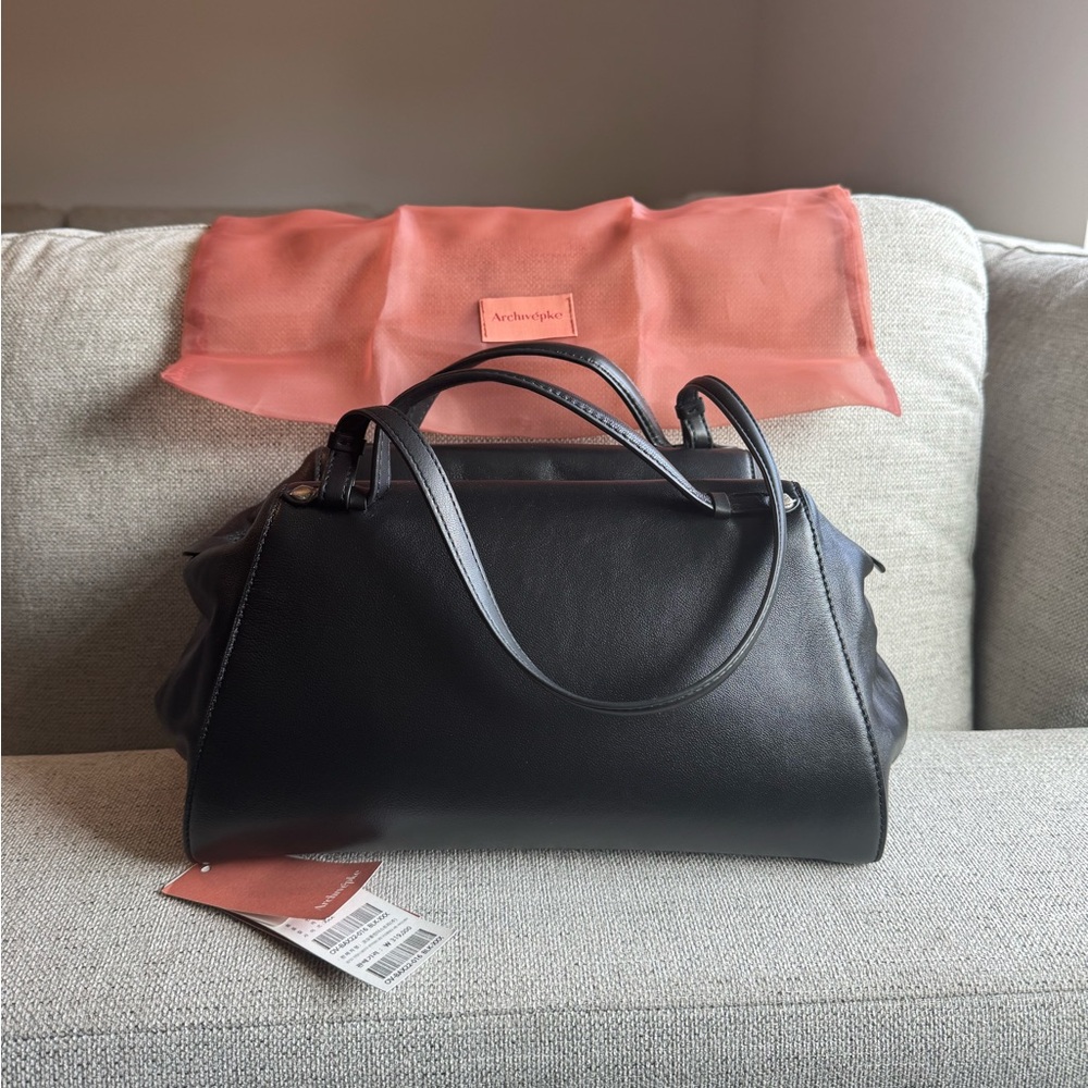 Archivepke Boston Bowling Genuine Leather Bag